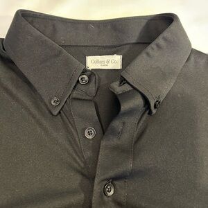 Collars & Co. Classic Black Polo Shirt for Men